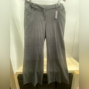 Lane Bryant Gray Wide Leg Dress Pants 14S